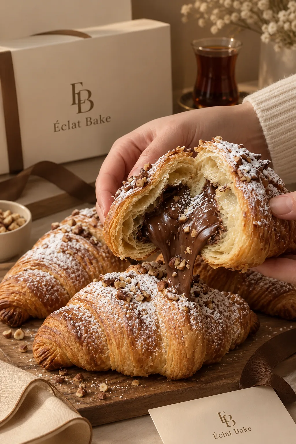 Chocolate Croissant - كرواسون الشوكولاته
