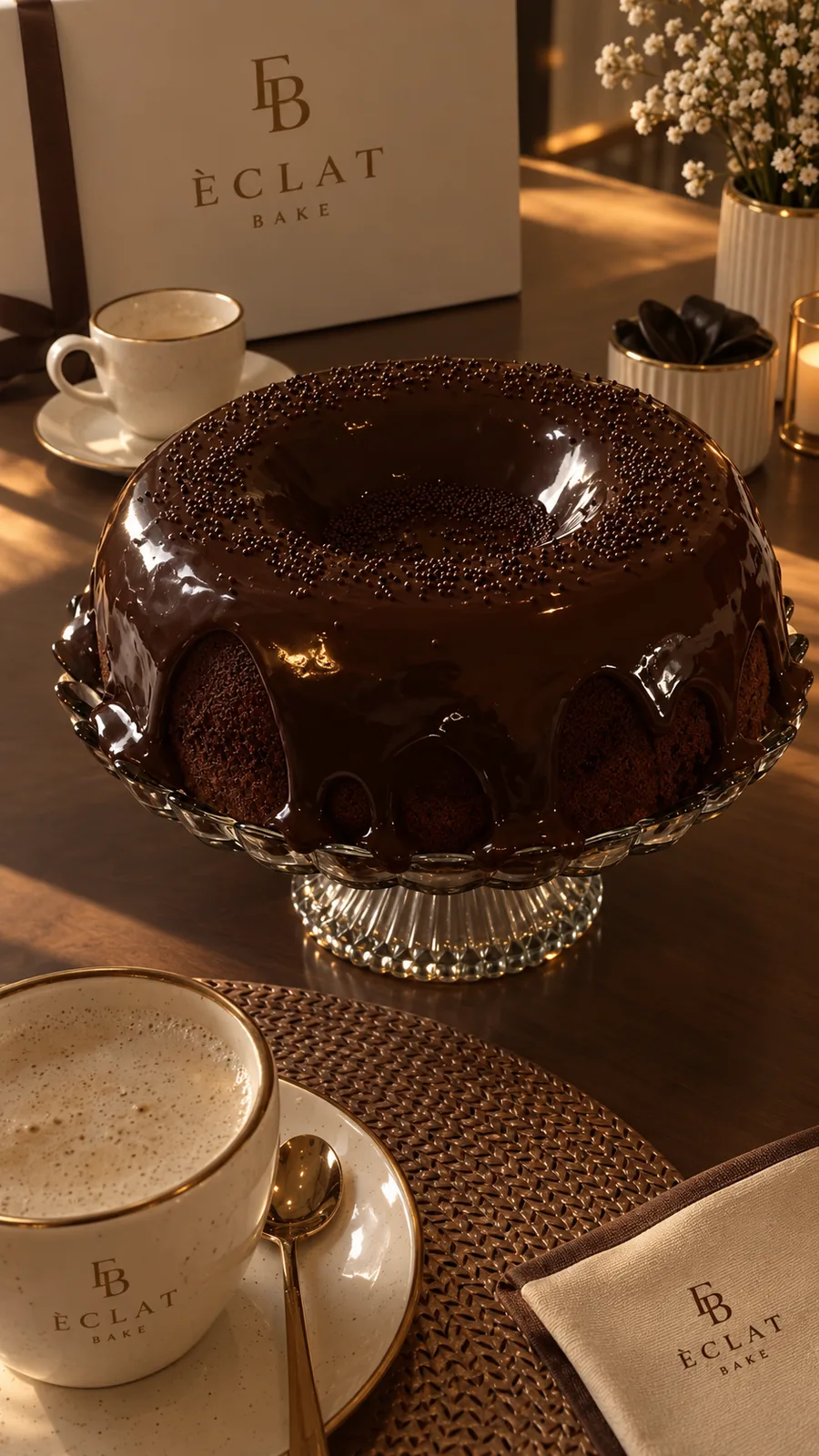 كيكة البركانيه - volcano cake